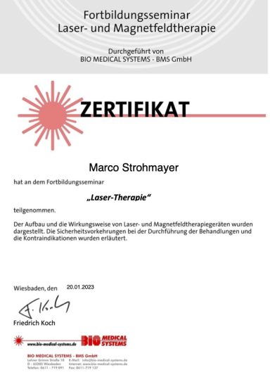 Softlasertherapie